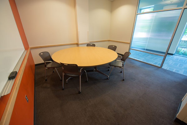 Large room with conference table.