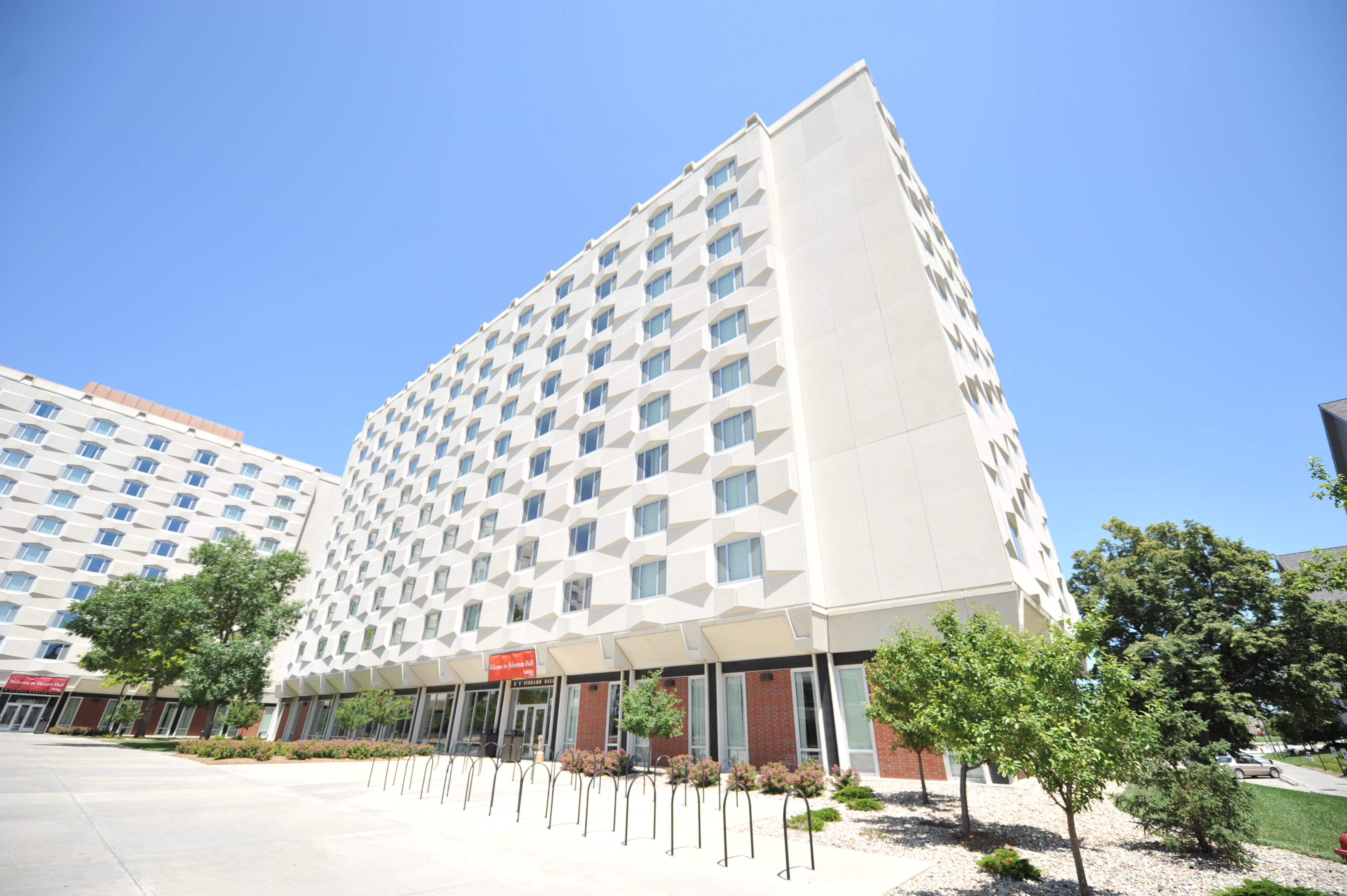Outside image of Schramm Hall