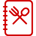 Meal Plan - Spoon over fork Icon