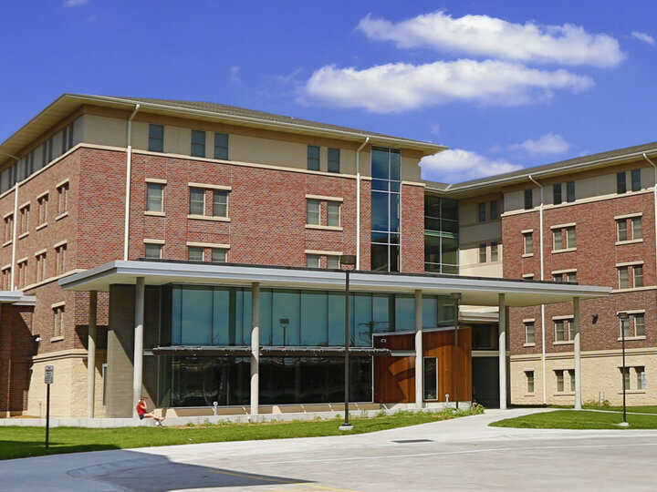 Outside image of University Suites
