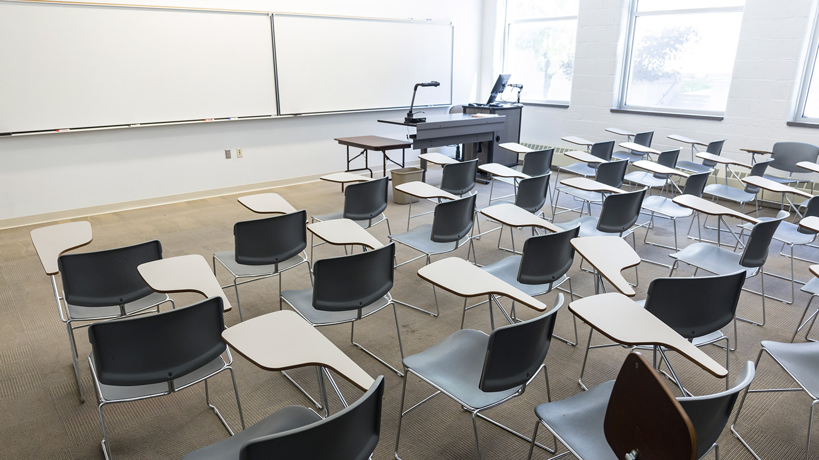 Interior of classroom in Avery Hall.